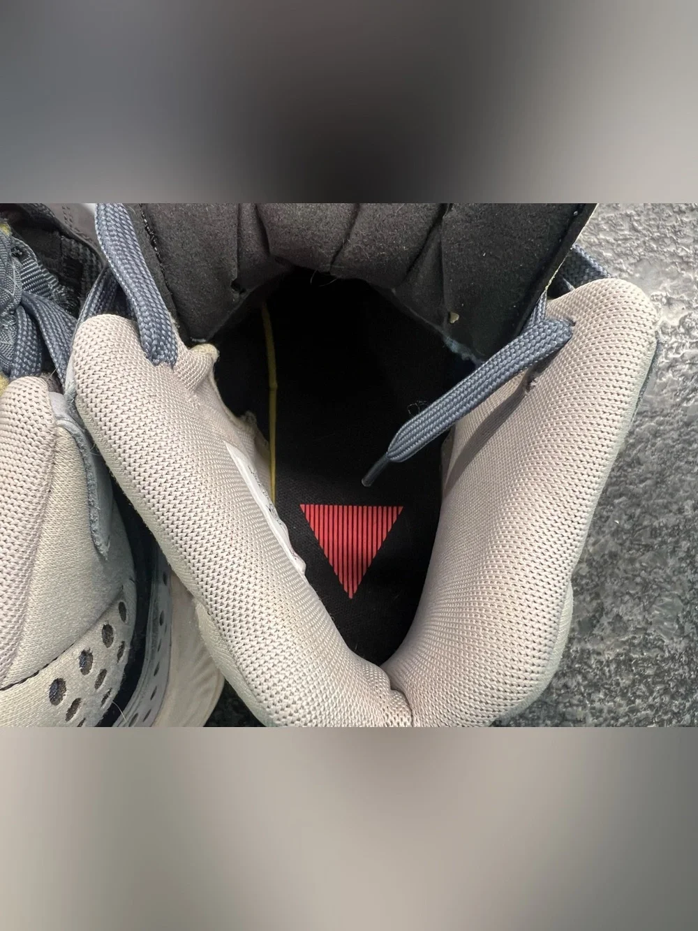 Nike Jumpman Men’s Grey, Black & Red High-Top Athletic Sneakers